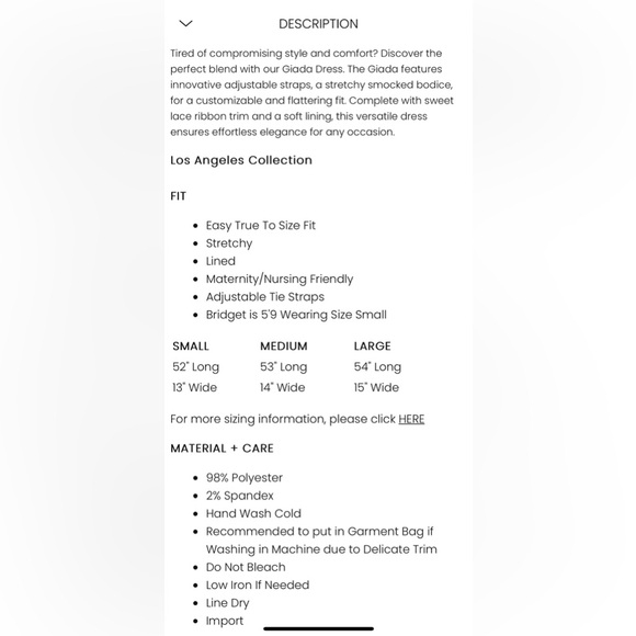 CJLA Giada Dress Medium Black NWOT - Picture 4 of 6